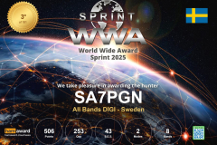 All bands DIGI Sprint- Sweden 2025